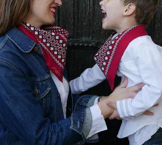 Ropa teñida limpiada con laurel