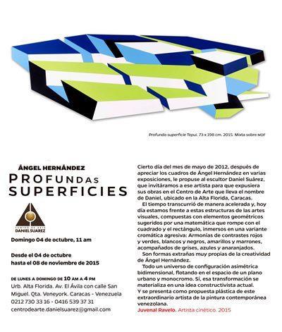 “Profundas superficies”