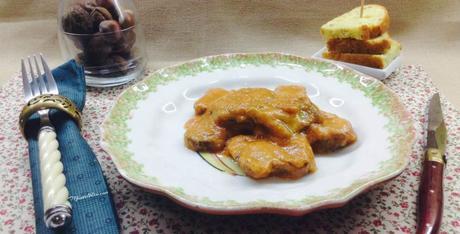 Carrilleras con salsa de verduras