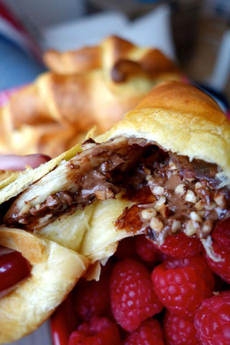 receta riquisima: sencillos croissants de nutella