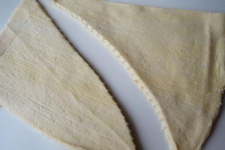 receta riquisima: sencillos croissants de nutella