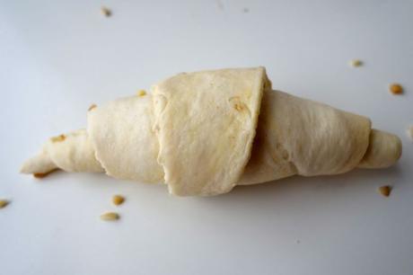 receta riquisima: sencillos croissants de nutella