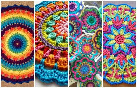 Mandalas a crochet , vídeo tutorial incluido