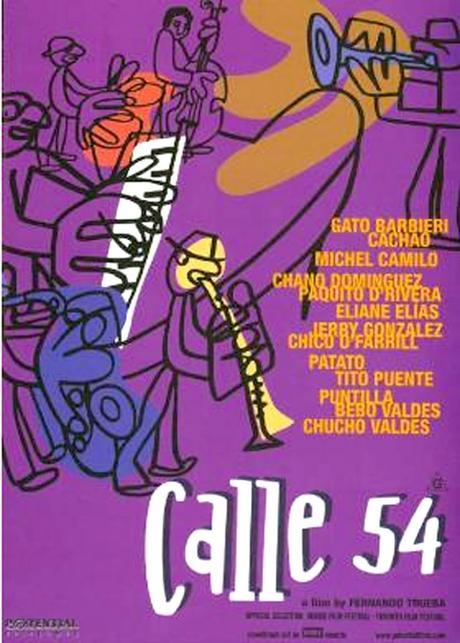 Cartel del documental Calle 54 de Fernando Trueba