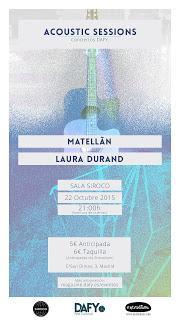 Concierto de Matellán y Laura Durand en Siroco Concierto de Matellán y Laura Durand en Siroco