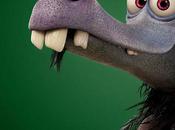 Póster internacional protagonizado raptores viaje arlo (the good dinosaur)"