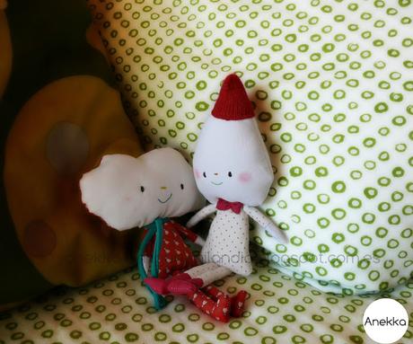 softie, soft toy, rag doll anekka handmade