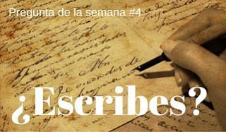 Pregunta de la semana #4: ¿Escribes? Pregunta de la semana #4: ¿Escribes?