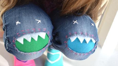 Cómo hacer parches de monstruos para pantalones infantiles