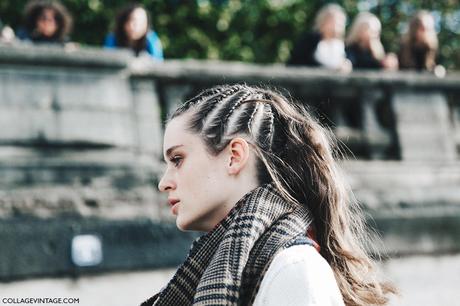 PFW-Paris_Fashion_Week-Spring_Summer_2016-Street_Style-Say_Cheese-Valentino_Spring_Summer_2016-Beauty-Braided_Topknot-2