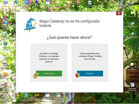 Windows seguro para niños: Magic Desktop