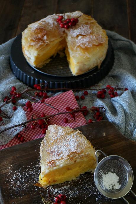 Galaktoboureko, pastel-griego, greek-custard-pie, pie