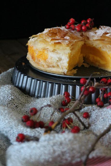 Galaktoboureko, pastel-griego, greek-custard-pie, pie