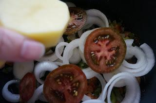 Pollo jugoso a la cacerola al horno