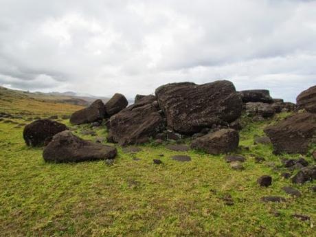 La destrucción de los moai. Rapa Nui