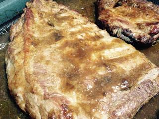 Costillas con Coca cola y cebolla rápida y sabrosa