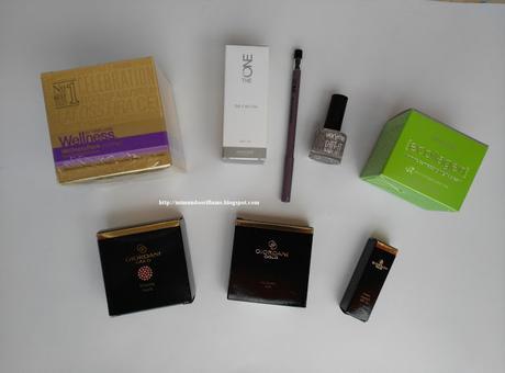 MIS COMPRAS DE ORIFLAME, ESPECIAL NOVEDADES DE MAQUILLAJE GIORDANI GOLD