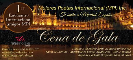 1er. Encuentro Internacional del Movimiento Mujeres Poetas Internacional (MPI) -MADRID-ESPAÑA.