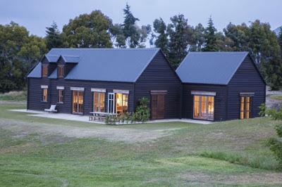 Casa Rustica de Madera en Nueva Zelanda
