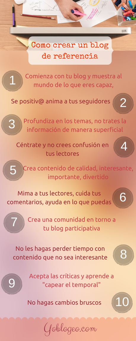 10 Consejos para crear un blog de referencia