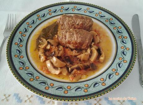 Rollos de ternera a la italiana