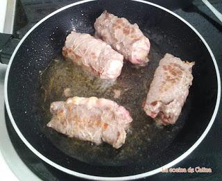 Rollos de ternera a la italiana