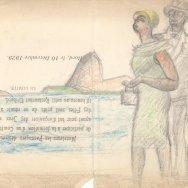 3. Le Corbusier and Joséphine Baker, Sketcbook B4, South America, 1929 FLC ADAGP
