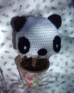 Gorros Pandas al Crochet
