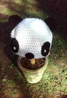 Gorros Pandas al Crochet