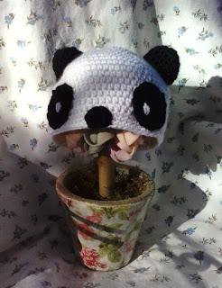 Gorros Pandas al Crochet