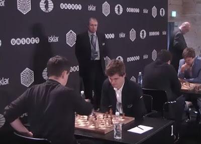 Magnus Carlsen en el Campeonato del Mundo de Ajedrez Rápido, Berlín 2015 (VII)