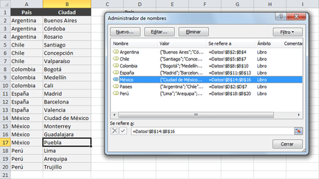 Cómo Crear Listas Desplegables Dependientes en Excel Cómo Crear Listas Desplegables Dependientes en Excel