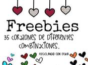 Freebies corazones diferentes combinaciones