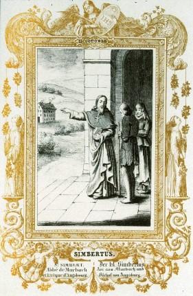 San Sintpert, abad y obispo.
