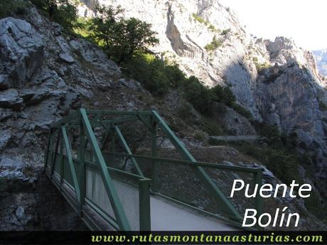 Ruta Caín Terenosa: Puente Bolín en el Cares
