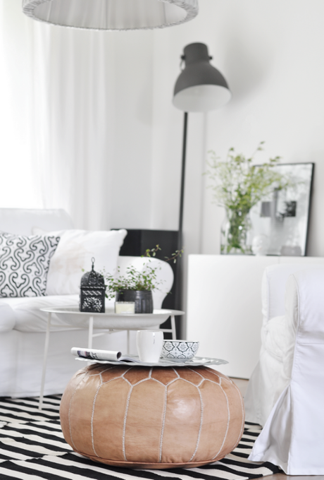 El pouf: básico en la decoración marroquí