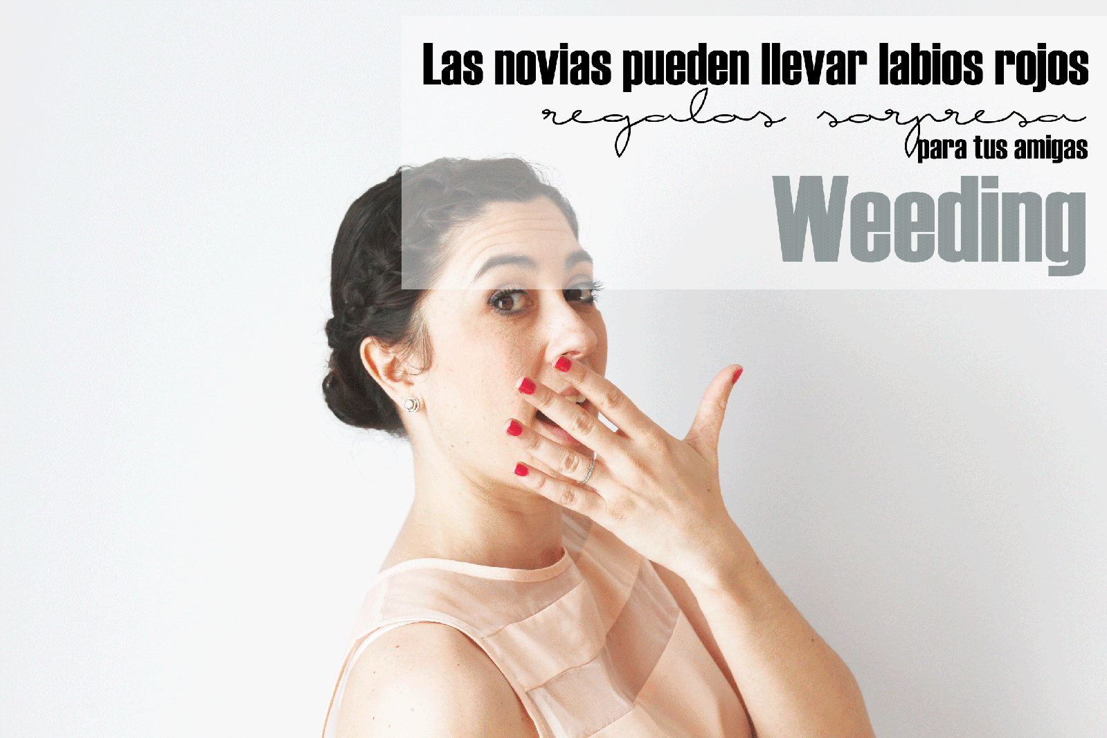 Novias de labios rojos