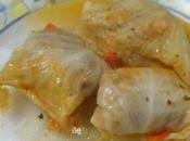 Niños envueltos hojas repollo