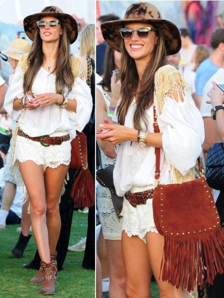 Copia el look ” años setenta” de Alessandra Ambrosio… Bolsa