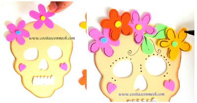Cómo hacer calaveras y flores para día de muertos- Manualidades