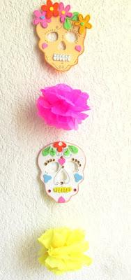 Cómo hacer calaveras y flores para día de muertos- Manualidades