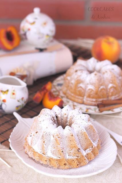 BUNDT CAKE DE MELOCOTÓN Y CANELA
