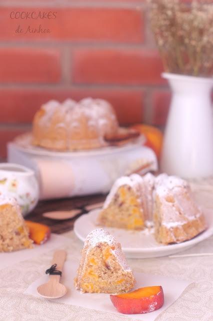 BUNDT CAKE DE MELOCOTÓN Y CANELA