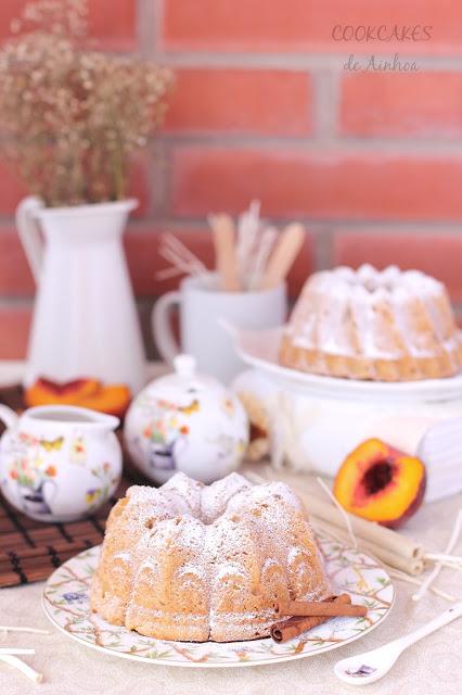 BUNDT CAKE DE MELOCOTÓN Y CANELA