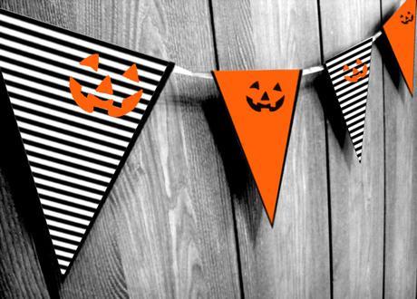 guirnalda banderines para decorar fiestas de Halloween