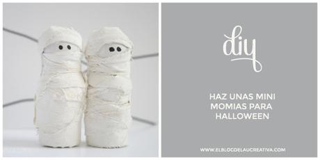 DIY | Haz unas bonitas mini momias para decorar en Halloween