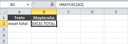 MayusC MinusC NomPropio Mayúsculas y Minúsculas en Excel