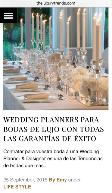 Exclusive Weddings by Emy Teruel se convierte en miembro y colaborador del prestigioso Club The Luxury Trends