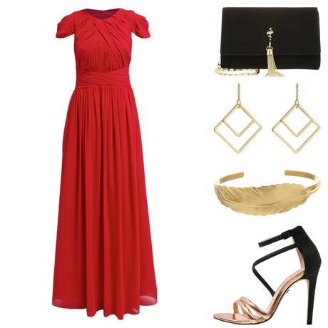 De boda con Zalando rojo