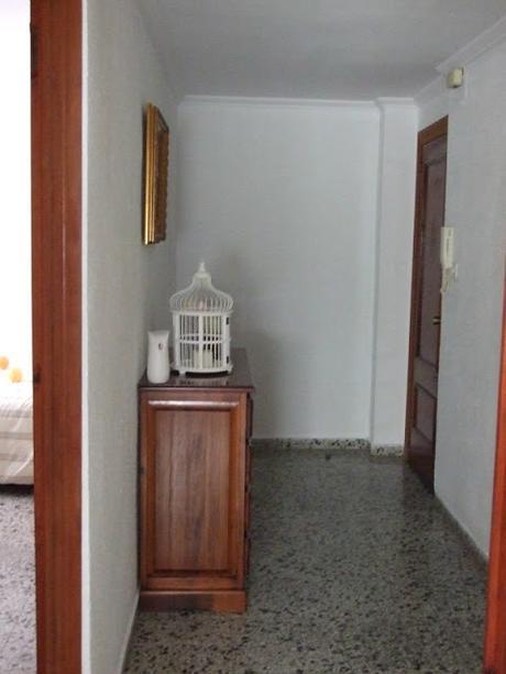 antes y después del recibidor